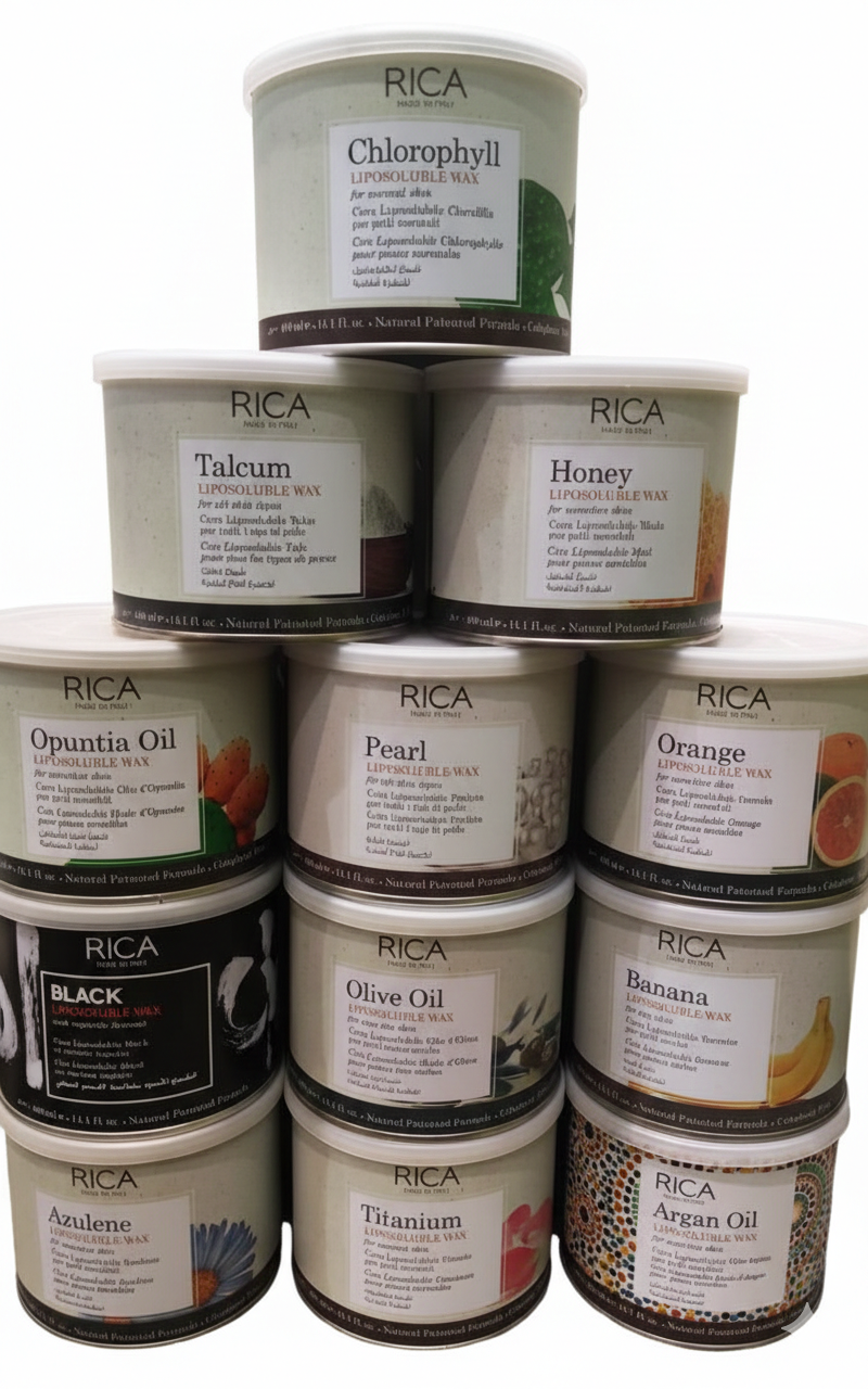 RICA Professional Liposoluble Wax - 400ml 1-Piece | Premium Italian Hair Removal Wax for All Skin Types