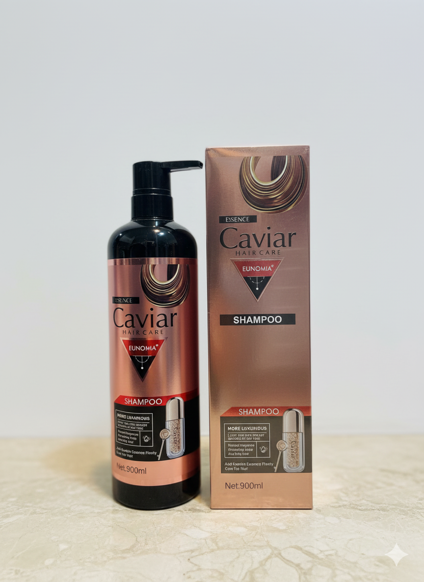 Eunomia Caviar Sulfate Free Keratin Essence Shampoo 900ml (XL)