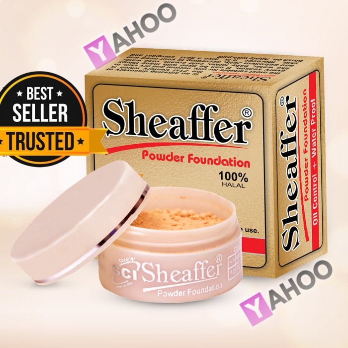 3X Coverage Powder Foundation Waterproof Makeup Set +Oil Control