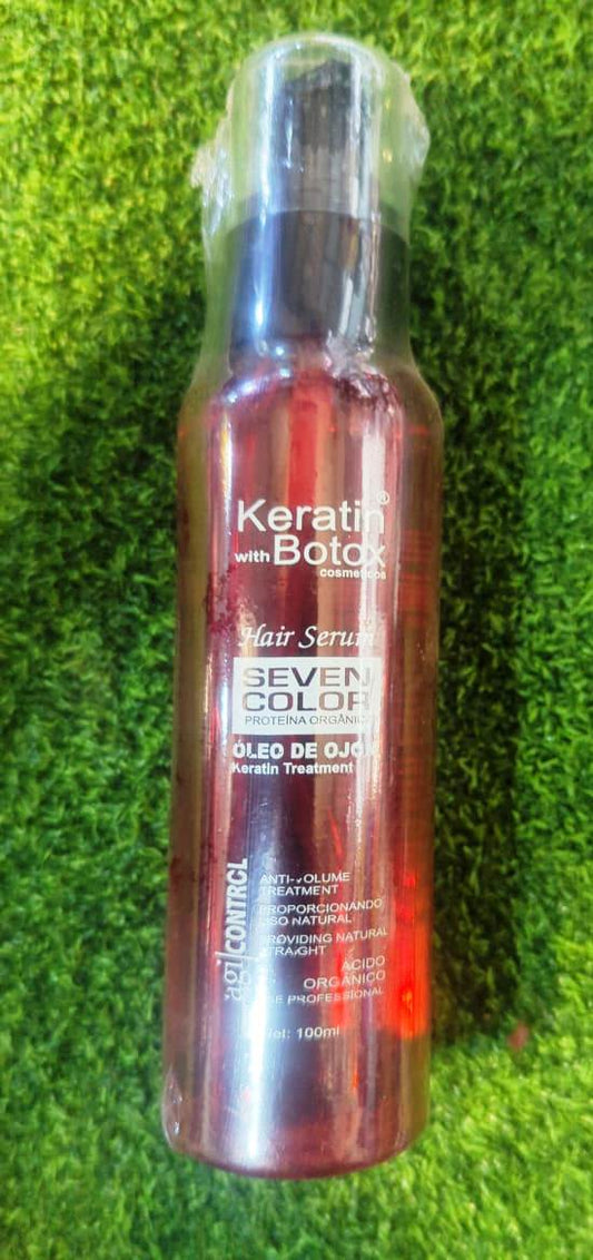 Seven Color Keratin with Botox Hair Serum Advanced Organic Protein Formula | 100ml