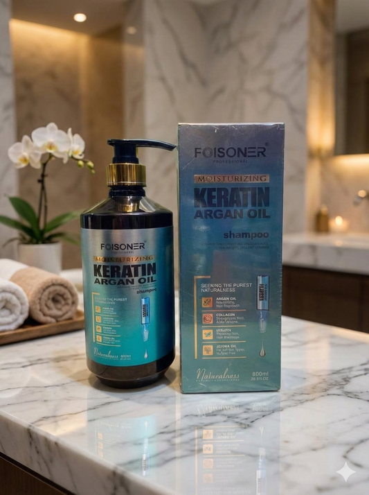 Foisoner Moisturizing Keratin Argan Oil Shampoo 800ml