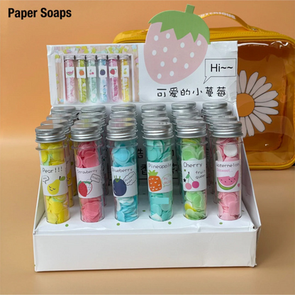 Portable Paper Soap 1-Bottle (100-Pieces)