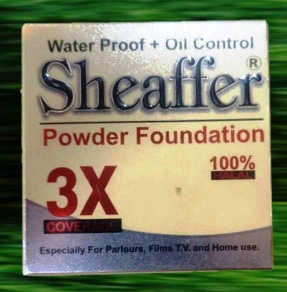 3X Coverage Powder Foundation Waterproof Makeup Set +Oil Control