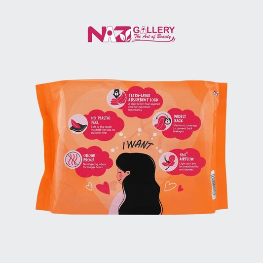 Embrace Ultra Thin Essentials Sanitary Pads - Extra Long (8 Count)