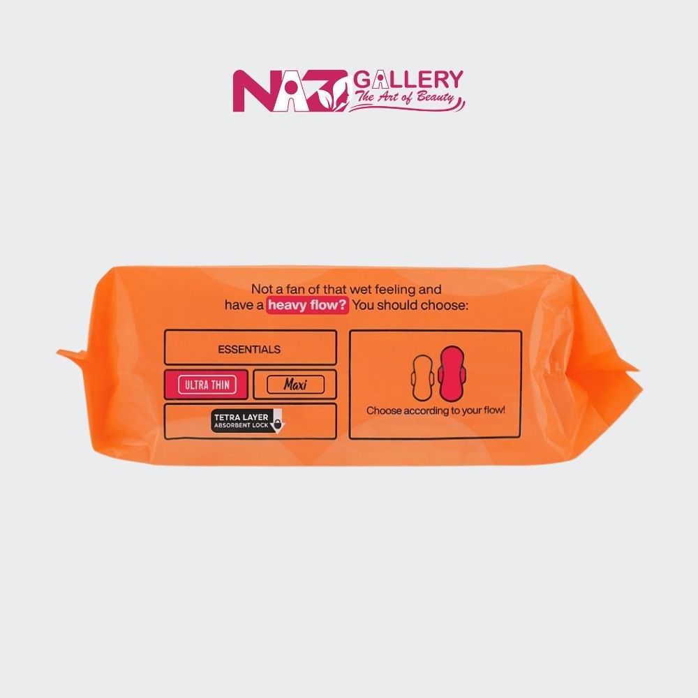 Embrace Ultra Thin Essentials Sanitary Pads - Extra Long (8 Count)