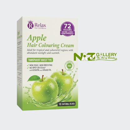 Relax Apple Hair Colouring Cream Packaging