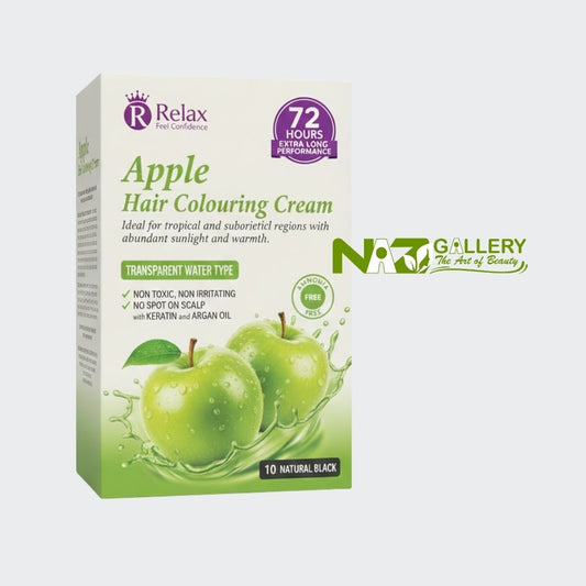 Relax Apple Hair Colouring Cream Packaging