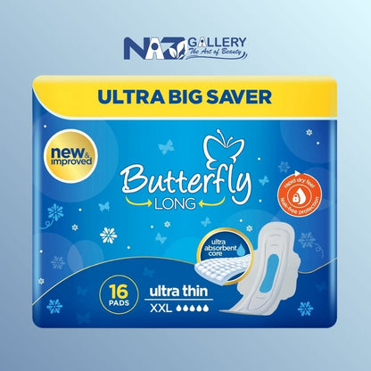 Butterfly Long Ultra Big Saver Sanitary Pads XXL 16 Pcs