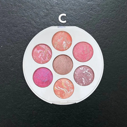 Sevenity Blush Palette Mega Highlighter