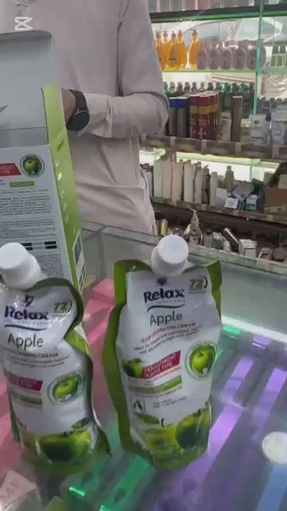 Relax Apple Hair Colouring Cream Packaging